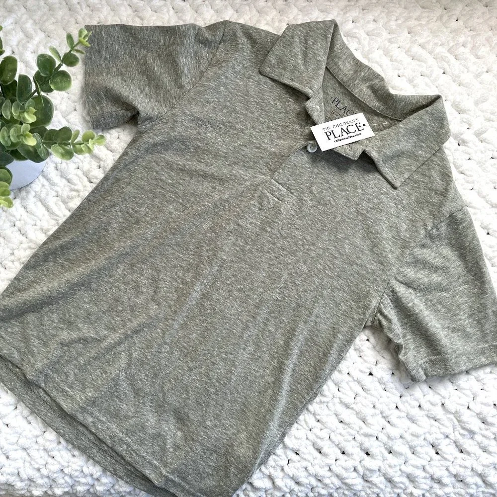 NWT Boys The Children's Place Polo (Green) S 6/7